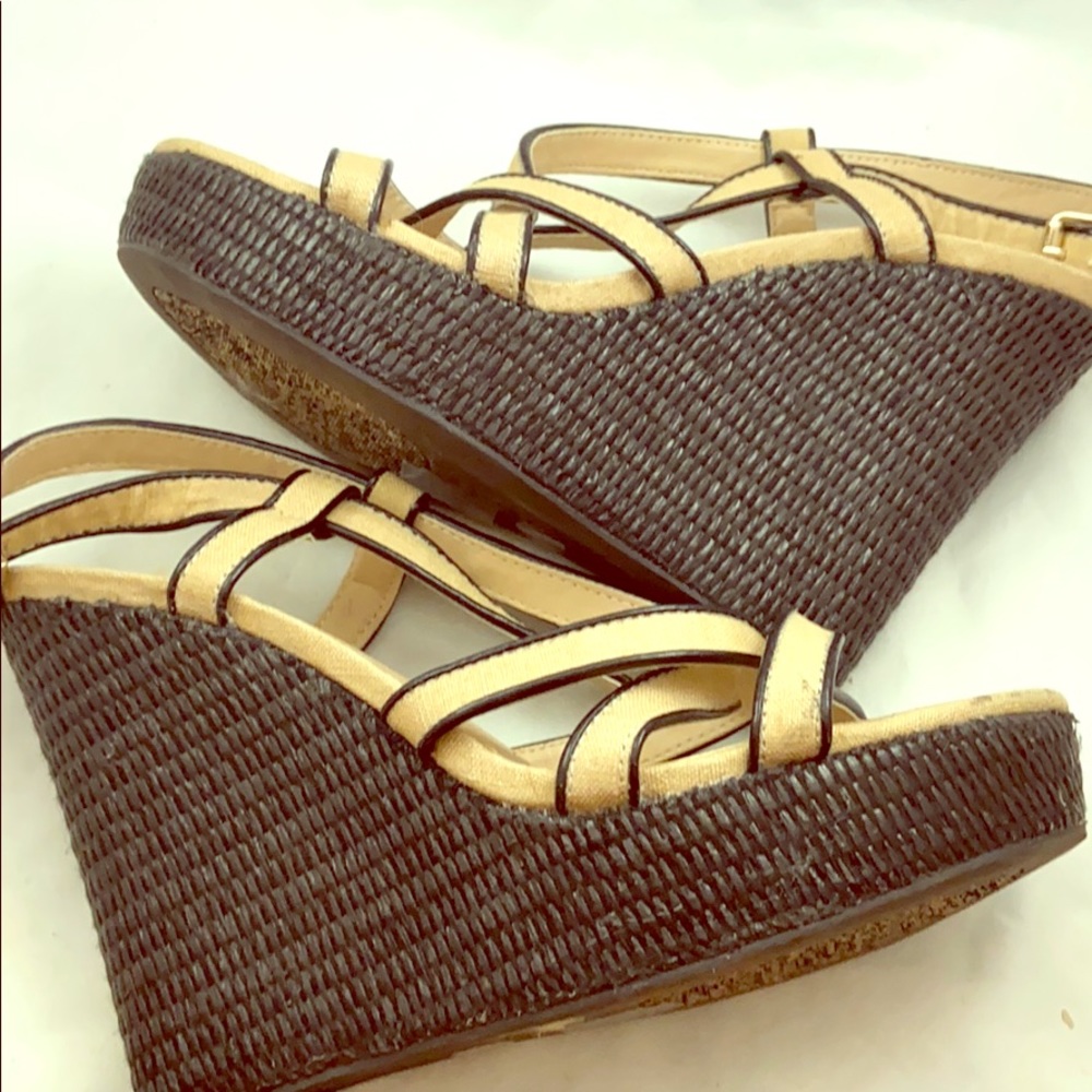 The Limited Mallery Wedge beige/ black